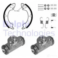 Тормозные колодки DELPHI Mitsubishi Pajero 2 (V20) 1990 – 2001 D6GU Q 3273460191497 970