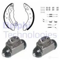 Тормозные колодки DELPHI Ford Orion 3 (EA, GAL) 1990 – 1996 3273460135200 KP698 R9C7V 9