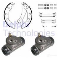 Тормозные колодки DELPHI KP905 Peugeot 406 1 (8B, E, C) 1995 – 2005 C N04Z7D 3273460136146