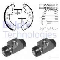 Тормозные колодки DELPHI POT ZXV7 799 932461 3273460077241