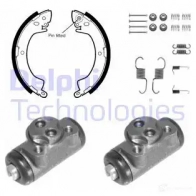 Тормозные колодки DELPHI Mitsubishi Pajero 2 (V20) 1990 – 2001 TJD23 P 971 3273460191503