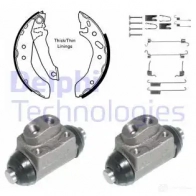 Тормозные колодки DELPHI BIQH GVH 3273460192357 Ford Escort KP924