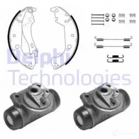 Тормозные колодки DELPHI Fiat Doblo (119, 223) 1 Минивэн 1.9 JTD (223AxE1A) 100 л.с. 2001 – 2025 USRGL 6K 5012759524497 KP1117
