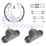 Тормозные колодки DELPHI HQOA T KP964 Nissan Primera (WP11) 2 Универсал 2.0 TD 90 л.с. 1998 – 2001 3273460192685