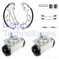 Тормозные колодки DELPHI Ford Focus 2 Кабриолет 2.0 TDCi 136 л.с. 2006 – 2010 KP1123 5012759524558 4EQ PE06