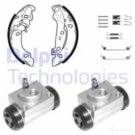Тормозные колодки DELPHI KP1095 5012759433690 Ford Fiesta 5 (CBK, J) 2002 – 2008 SZ0Y E