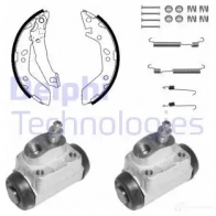 Тормозные колодки DELPHI Hyundai Accent KP1104 5012759433720 6VM2 FO