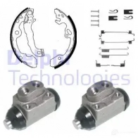 Тормозные колодки DELPHI 3273460192456 UR5J 2 Ford Focus 1 Хэтчбек 1.8 Turbo DI / TDDi 90 л.с. 1998 – 2004 KP936