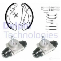 Тормозные колодки DELPHI KP968 U2G9 F 3273460192715 Opel