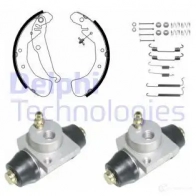 Тормозные колодки DELPHI 5012759413975 Opel Astra (H) 3 Хэтчбек 1.6 (L48) 105 л.с. 2004 – 2010 KP1100 M 72XM