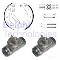 Тормозные колодки DELPHI Ford Transit 7 (FD) Автобус 2.2 TDCi 100 л.с. 2011 – 2014 DYI BV KP1083 5012759429785