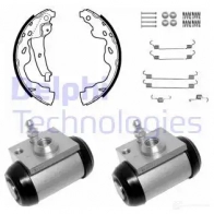 Тормозные колодки DELPHI XXGF S KP1114 Peugeot 107 5012759441640