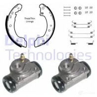 Тормозные колодки DELPHI KP860 UXE M2 Nissan Primera (W10) 1 Универсал 1.6 i 102 л.с. 1991 – 1998 3273460192098