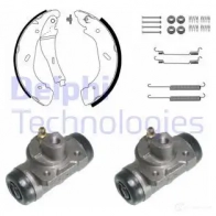 Тормозные колодки DELPHI KP1082 5012759429792 G LZ74ID Ford Transit 6 (FD) Автобус 2.4 DI RWD (FB. FC. FA) 120 л.с. 2000 – 2006