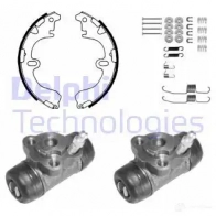 Тормозные колодки DELPHI O62R1P U 1072 5012759356623 931741