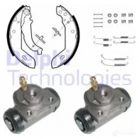 Тормозные колодки DELPHI Y2 VC9D Peugeot 306 1 (7A, 7C, N3, N5) Хэтчбек 1.9 DT 90 л.с. 1993 – 2001 5012759392720 KP871