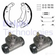 Тормозные колодки DELPHI 3273460191855 9 67UJ Fiat Tempra KP760