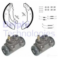 Тормозные колодки DELPHI KP822 3273460135293 S C6GS 944098
