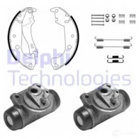 Тормозные колодки DELPHI Fiat Doblo (119, 223) 1 Минивэн 1.9 JTD (223AxE1A) 100 л.с. 2001 – 2025 5012759356609 1070 F IUOU