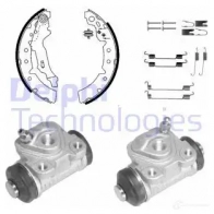 Тормозные колодки DELPHI Toyota Carina (T190) 2 Седан 2.0 TD (CT190) 83 л.с. 1996 – 1997 KP1098 5L1B6 7O 5012759429822