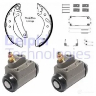 Тормозные колодки DELPHI S5MOV 2N 3273460191978 KP841 Ford Orion 3 (EA, GAL) 1990 – 1996