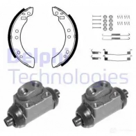 Тормозные колодки DELPHI 725 3273460054440 FJ 1SWJY 932405