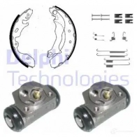 Тормозные колодки DELPHI MG 52UH 932812 938 3273460191206