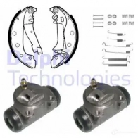 Тормозные колодки DELPHI 8 2YZ7AK 5012759392584 932875 988