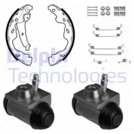 Тормозные колодки DELPHI 1438517840 Q C7F0 KP1142