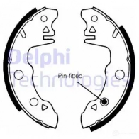 Барабанные колодки DELPHI 950838 LS1259 5012759201343 AWS2E 6U
