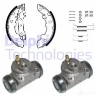 Тормозные колодки DELPHI KP663 944042 LNX 77 3273460191671