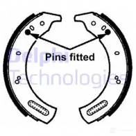Тормозные колодки DELPHI LS1146 950789 5Q2A U 5012759200742