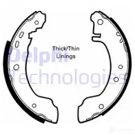 Тормозные колодки DELPHI U QF4G6 LS1620 Nissan Primera (P10) 1 Седан 2.0 143 л.с. 1990 – 1993 5012759205051