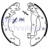 Барабанные колодки DELPHI O WHBP 5012759205181 951037 LS1633