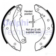 Барабанные колодки DELPHI RT1 73 951027 5012759204993 LS1614