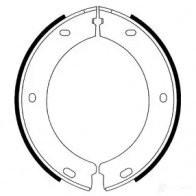 Барабанные колодки DELPHI LS1597 5012759204825 951015 VD E1A4