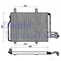 Радиатор кондиционера DELPHI 5050100175790 TSP0225057 963749 0NYS LMJ