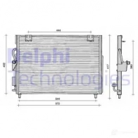 Радиатор кондиционера DELPHI KD 1WI6 5050100176278 TSP0225106 963796