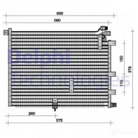 Радиатор кондиционера DELPHI TSP0225069 5050100175912 GE 2ST 963761