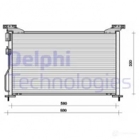 Радиатор кондиционера DELPHI DXJP 5G 5050100176131 TSP0225092 963782