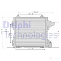 Радиатор кондиционера DELPHI L6K WWJ 5012759355510 TSP0225089 963779