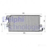Радиатор кондиционера DELPHI TSP0225386 5050100233872 964039 8 ZW74