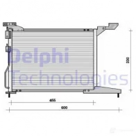 Радиатор кондиционера DELPHI TSP0225093 S GIDI61 963783 5050100176148