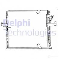Радиатор кондиционера DELPHI 963871 5050100232233 EM8CPT 5 TSP0225186