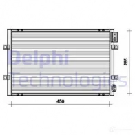Радиатор кондиционера DELPHI 1BVD O0 TSP0225091 5050100176124 963781
