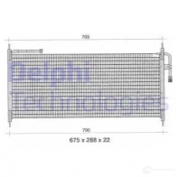 Радиатор кондиционера DELPHI F7N AX 963968 TSP0225297 5050100233179