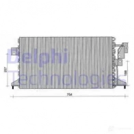 Радиатор кондиционера DELPHI RKO7 NG TSP0225247 5050100232745 963923