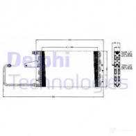 Радиатор кондиционера DELPHI Y XKVLX TSP0225156 963842 5050100231946