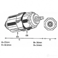 Клапан отсечки топлива ТНВД DELPHI 11PHU I8 9108-073A 932669 5050100103502 - Изображение 2