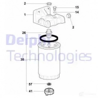 Топливный фильтр DELPHI 5050100042672 MOY3 PF 932130 5872171